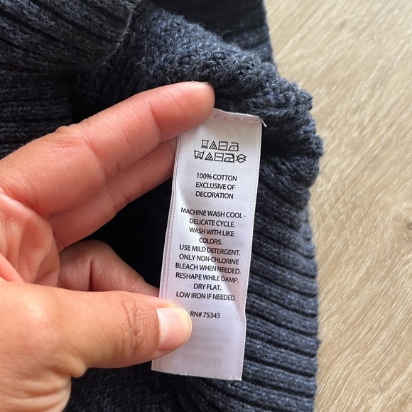 Daniel Hechter Men's Navy Size XL Zip-Up Sweater Cotton - Picture 7 of 8